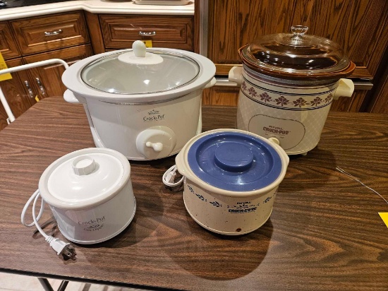 Assortment of Crock Pots