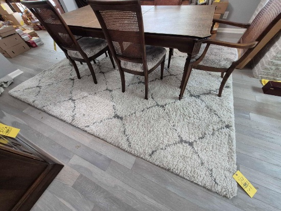 3 Large Area Rugs - 2 Square, 1 Round