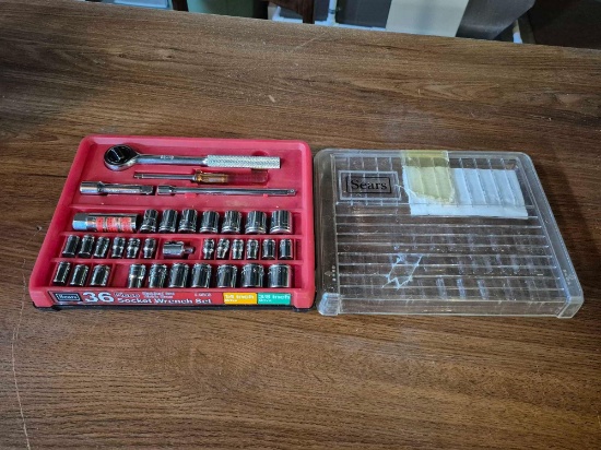 Mostly Complete Sears 1/4 In. Socket Set