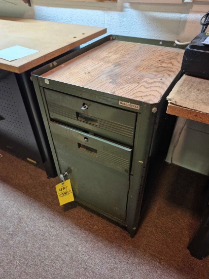 Hallowell Work Cabinet Stand & Contents - Tools, Hardware, & Bits