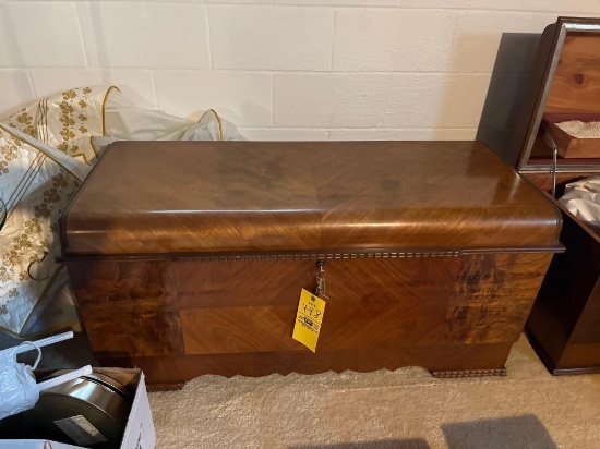Lane Cedar chest with contents
