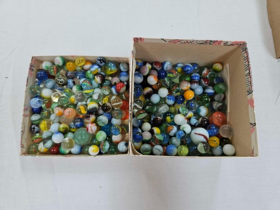 Assortment of Vintage Marbles