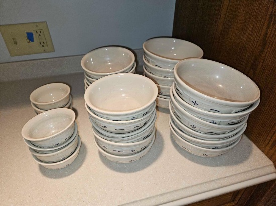 Longaberger Woven Traditions Pottery Bowl Assortment