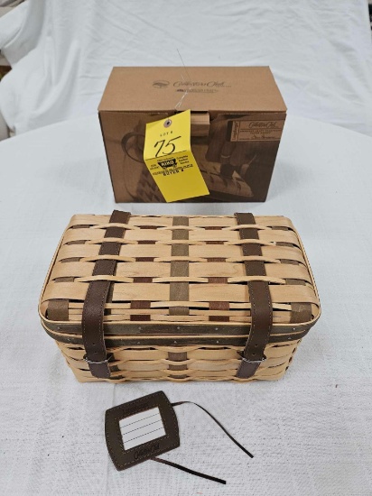 Longaberger American Craft Traditions Trunk Basket