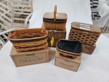 (4) Longaberger Collector's Club Renewal/Member Baskets