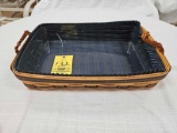 1999 Longaberger Collector's Club Serving Basket w/ Liner & Protector