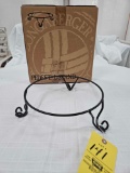 NIB Longaberger Wrought Iron Pedestal Stand