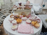 Assortment of Longaberger Breast Cancer Awareness Baskets & Accessories