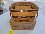 NIB 1992 Longaberger J.W. Collection Cake Basket