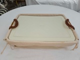 2008 Longaberger Serving Basket w/ Lidded Insert & Liner