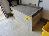Suncast Plastic Storage Bin & Step 2 Plastic Storage Stand