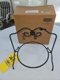 NIB Longaberger Wrought Iron Single Pie Server Stand