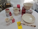 5 NIB Longaberger All American Pottery Pieces