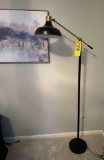 adjustable floor lamp, wall art