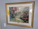 Signed & Framed Thomas Kinkade Stairway to Paradise