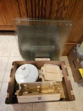 Assortment of Microwave Dishes and Glass Cutting Boards