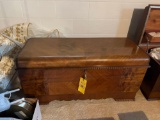 Lane Cedar chest with contents