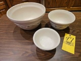 Longaberger Woven Traditions Mixing Bowls