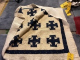 Large quilt handmade by Mary Buchman - needs ends refinished