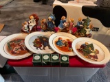 Avon Christmas Memories Series NIB - 1981, 1982, 1983, 1984 Porcelain Christmas plates with matching