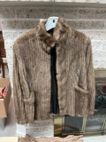 Oneils Fur Salon womens brown fur coat