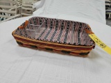 Longaberger 2000 Signed Century Celebration All-American Serving Basket w/ Liner