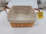 Longaberger Wash Day Basket w/ Protector