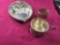 Sterling Silver Heart Dish, Napkin Ring, Baby Cup 121 Grams