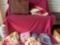 Wicker Basket, Linens