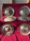6 Vintage Hub Caps, DeSoto, Pontiac, Chevrolet, etc