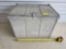 GE General Electric Lidded Box Painted White
