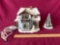 Hummel light up building and tree