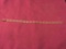 Marked 14Kt Gold Heart Bracelet 4.2 Grams