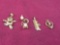 4 Marked 14Kt Gold Pennants 5.5 Grams