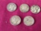 5 Mercury US Silver Dimes
