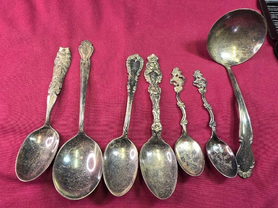 Sterling Silver Spoons 206 Grams