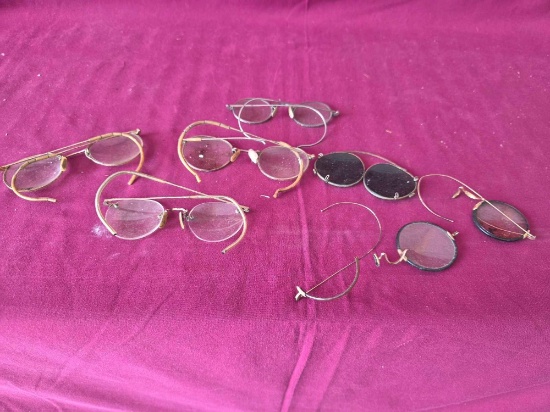 Early Eyeglasses & Parts Possible Gold Filled