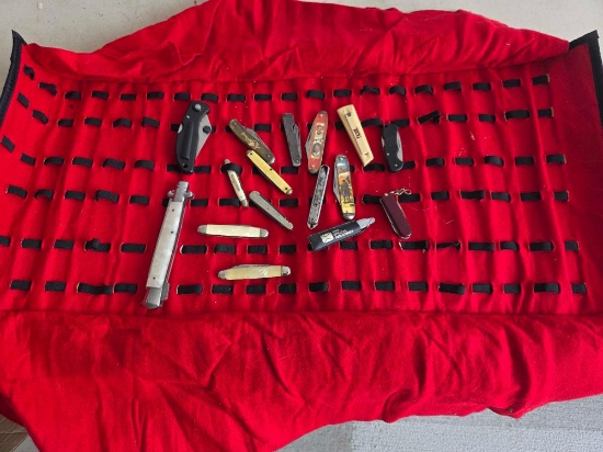 Pocket Knives in Case, Zorro, Buffalo Bill