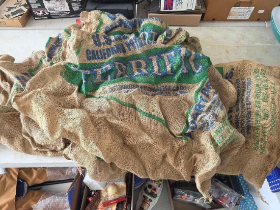 6 Terrific Potatoes Burlap Bags