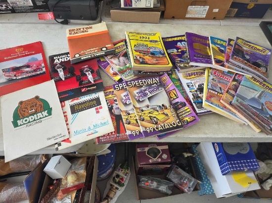 Racing Press Packages, Speedway Magazines, Indy, NHRA,