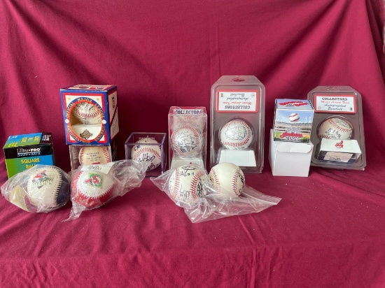 Cleveland Indians Signed Baseballs