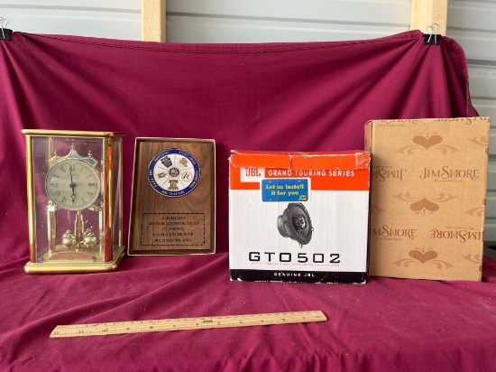 Danbury Clock, Plaque, JBL GTO502, Jim Shore Figurine