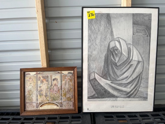 (2) Framed Prints