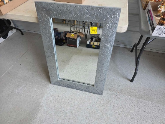 Metal Framed Mirror 24" x 30"