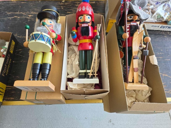 3 15" tall German Nutcrackers