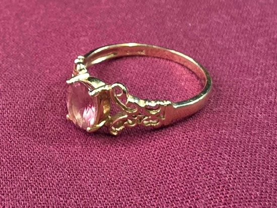 Marked 14 Kt Gold Ring 2.6 Grams