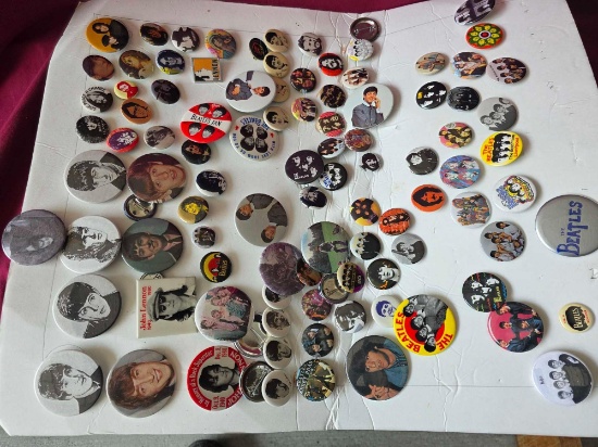 Beatles Pins Pinbacks