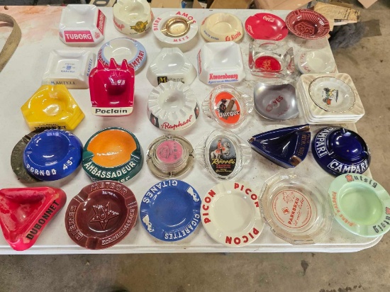 Vintage Advertising Ashtrays
