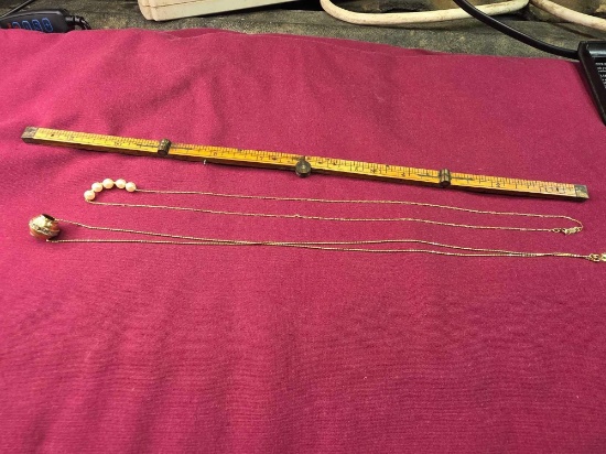 2 Marked 14Kt Gold Necklaces 5 Grams