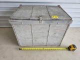 GE General Electric Lidded Box Painted White